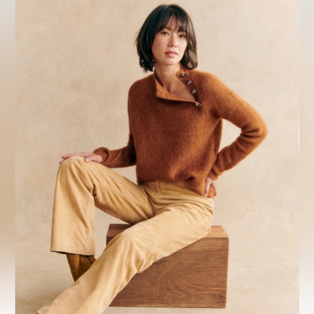 Sezane Rudy Jumper Rust size S